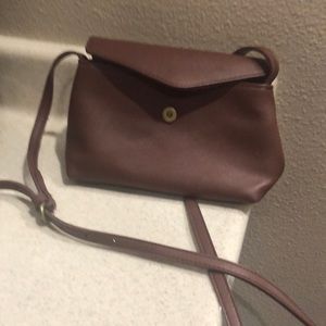 Wine crossbody purse